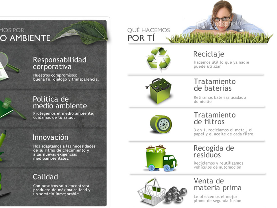 Web Design. Environmental Company
